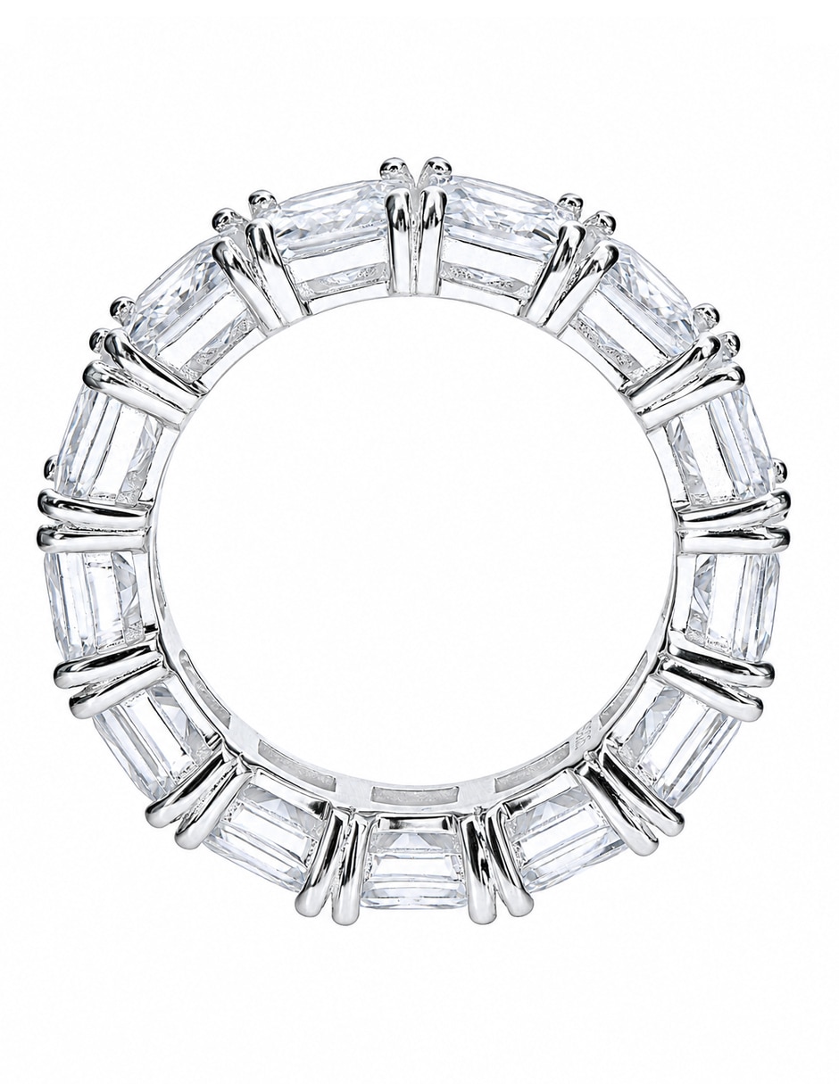 Anillo P 925 de plata zirconia 4