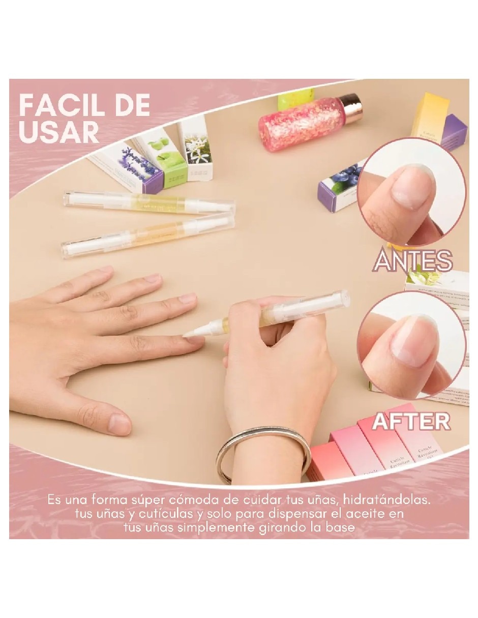 Kit aceite para cutícula Genérica en pluma