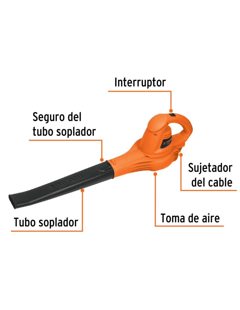 Sopladora eléctrica Truper 960EXT 149 mph 105 CFM