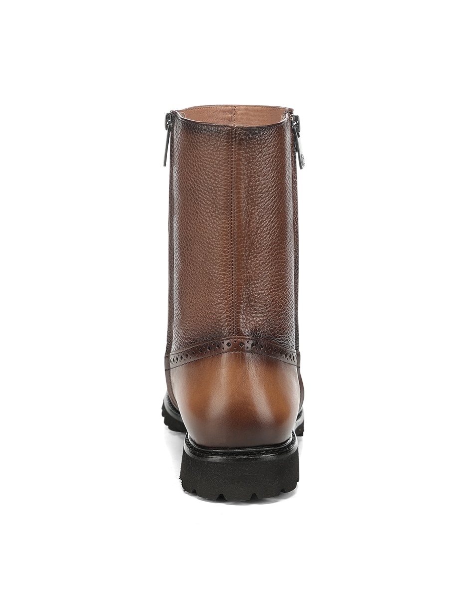 Bota Franco Cuadra de piel para hombre