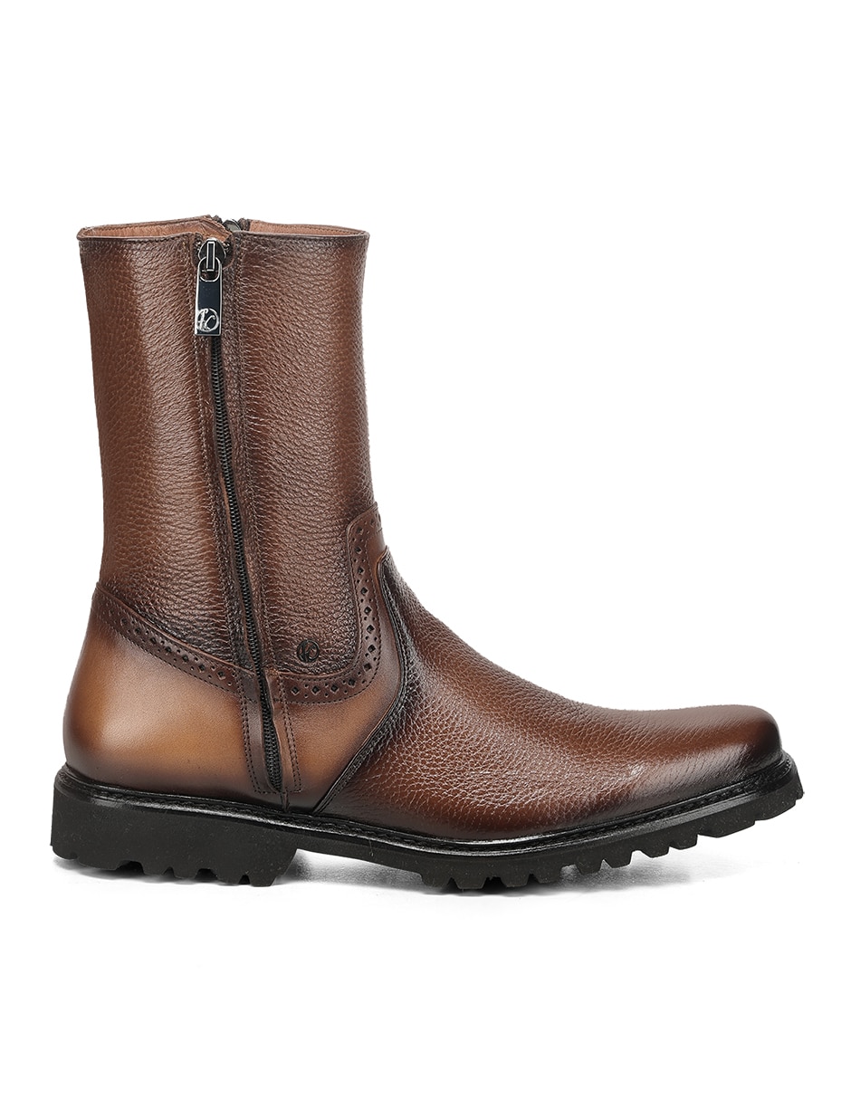 Bota Franco Cuadra de piel para hombre
