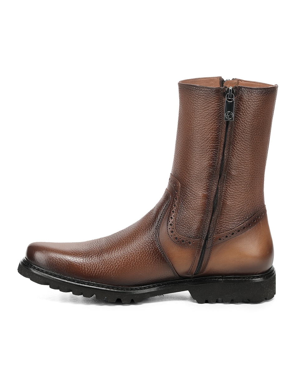 Bota Franco Cuadra de piel para hombre