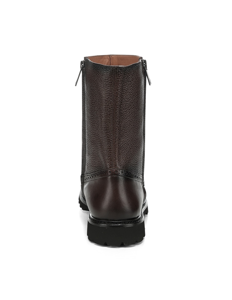 Bota Franco Cuadra de piel para hombre