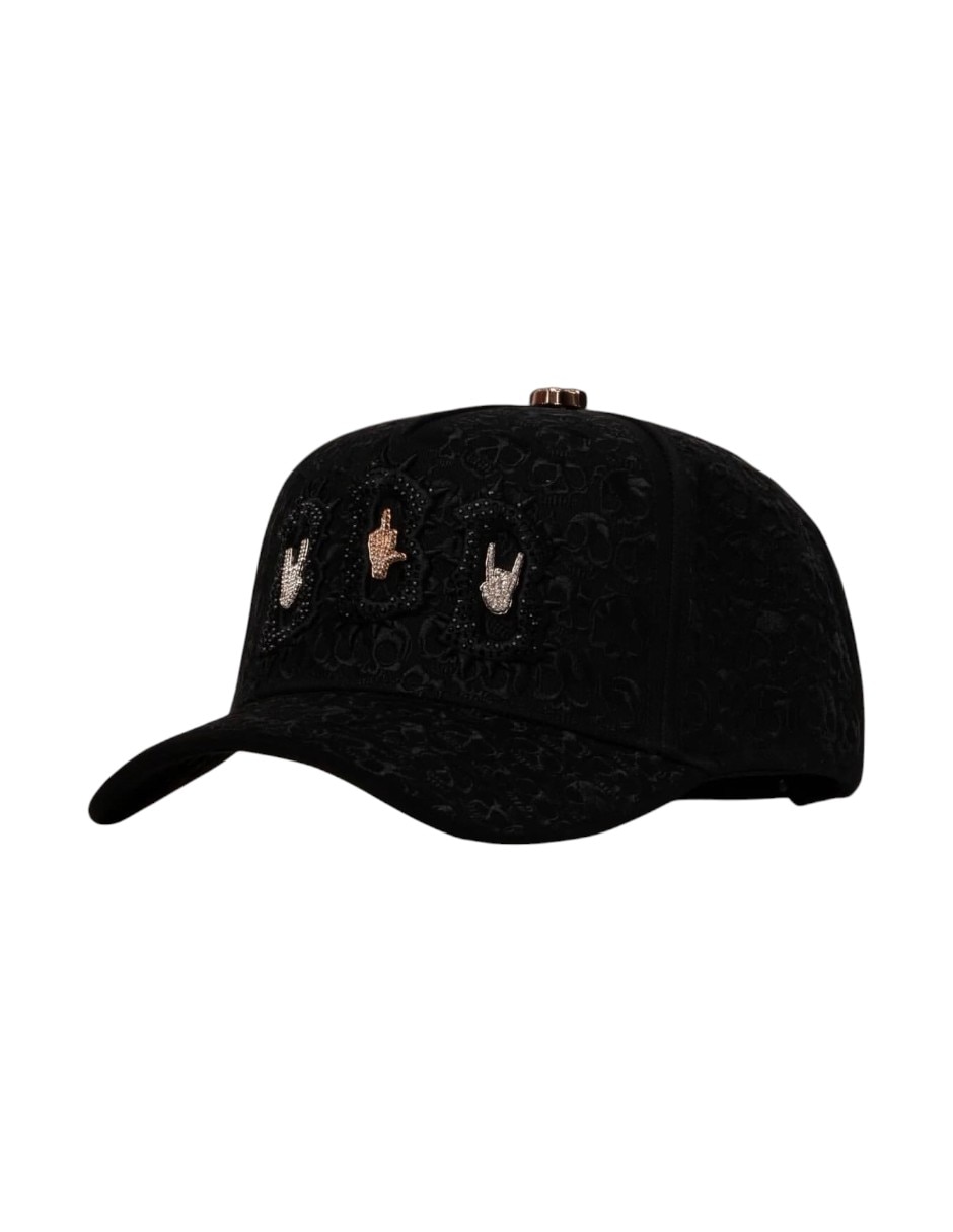 Gorra visera curva snapback casual Barbas Hats para hombre