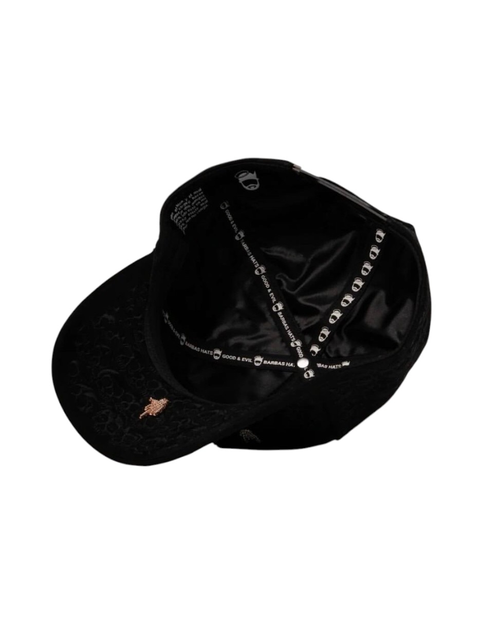 Gorra visera curva snapback casual Barbas Hats para hombre