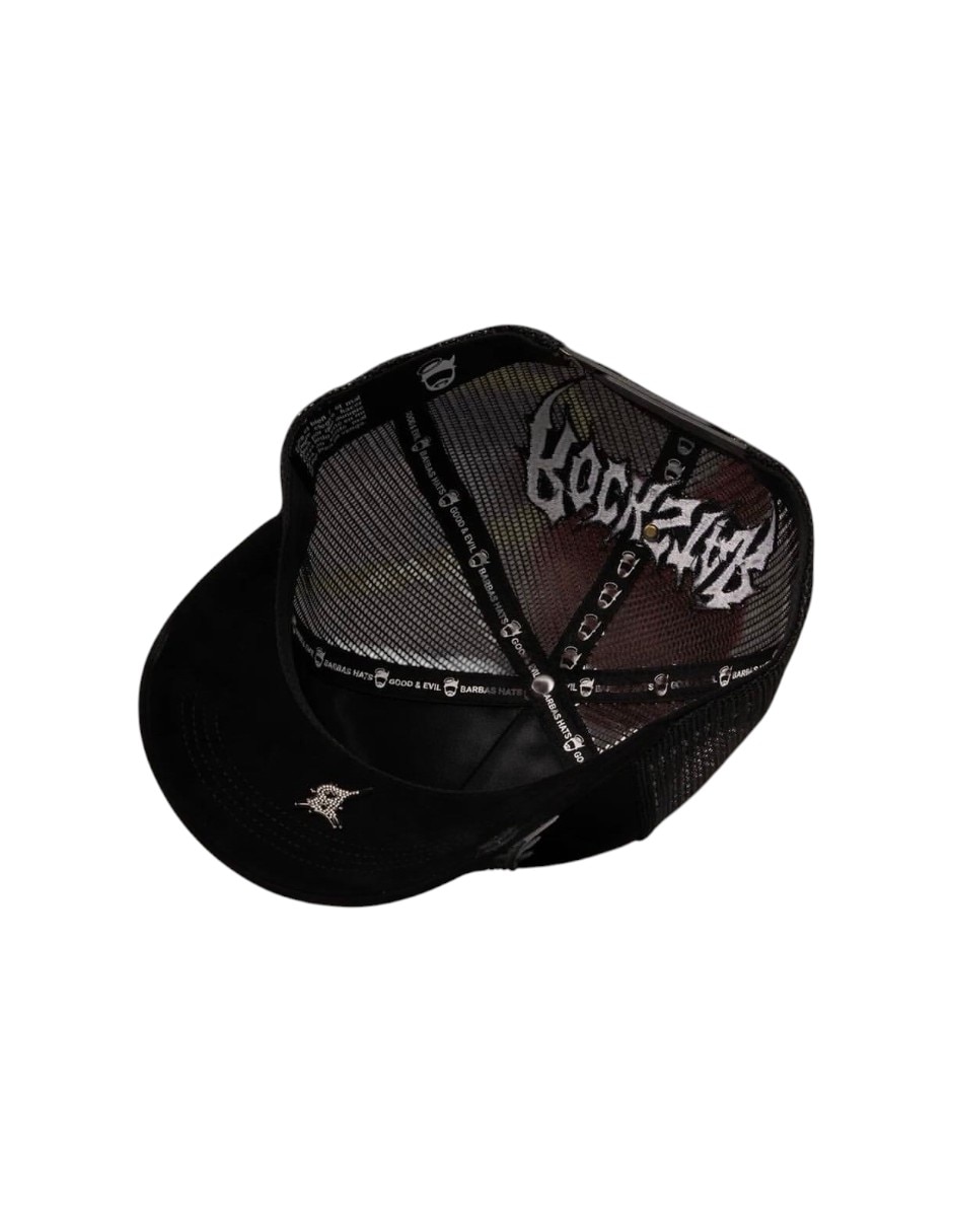 Gorra visera curva snapback casual Barbas Hats para hombre