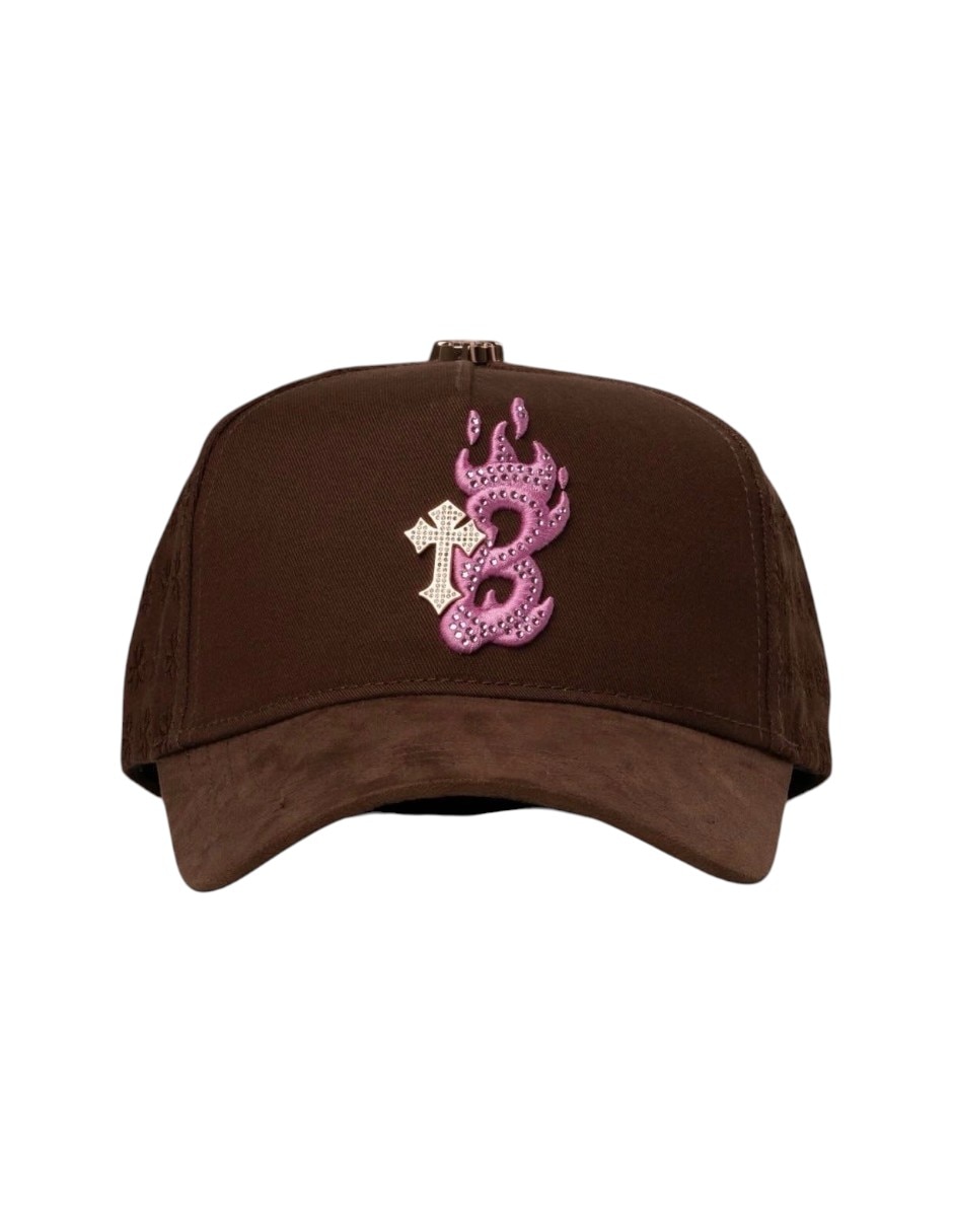 Gorra visera curva snapback casual Barbas Hats B-cross Pnk para hombre