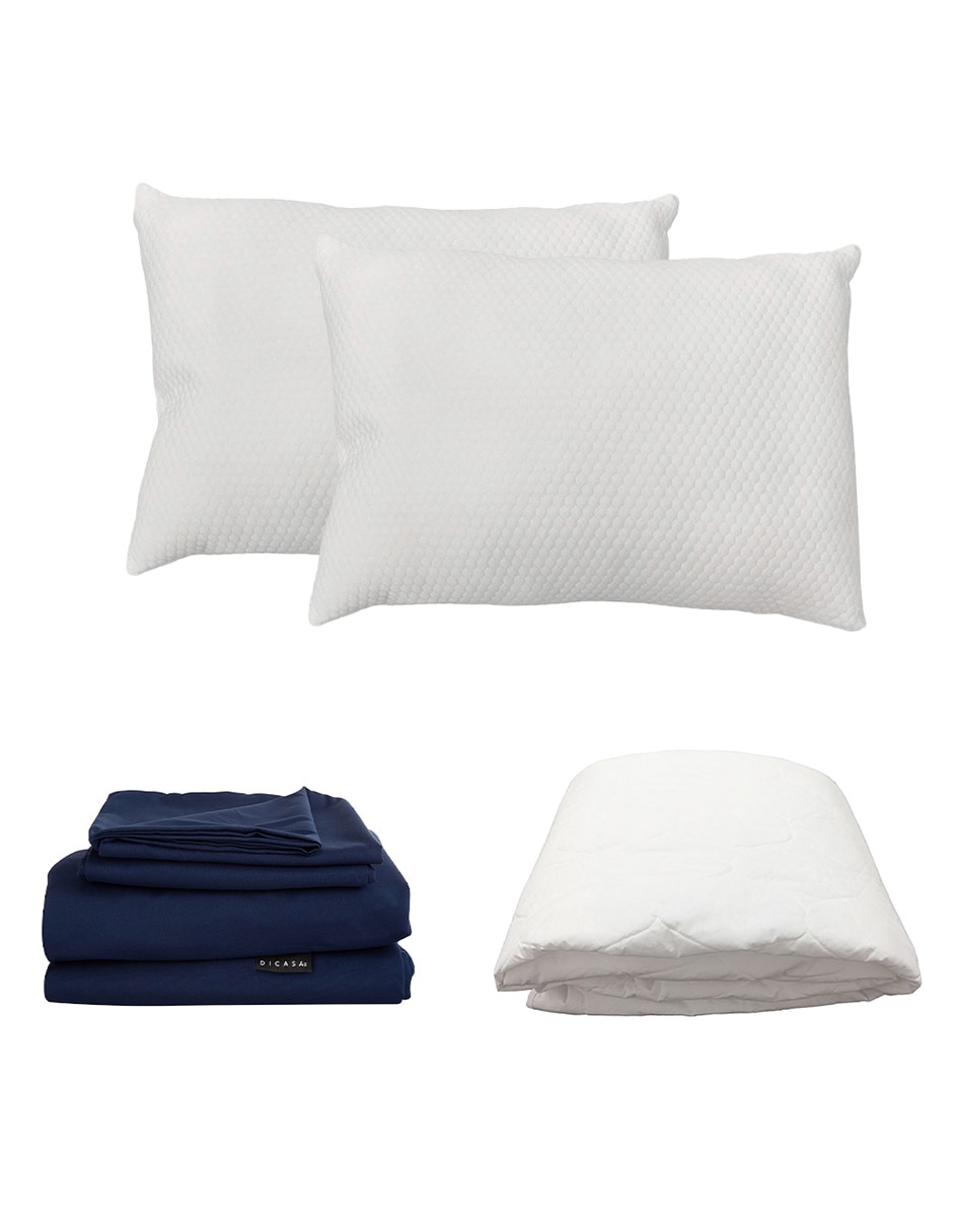 Set protector de colchón Ultra Softy Frosty acolchado impermeable