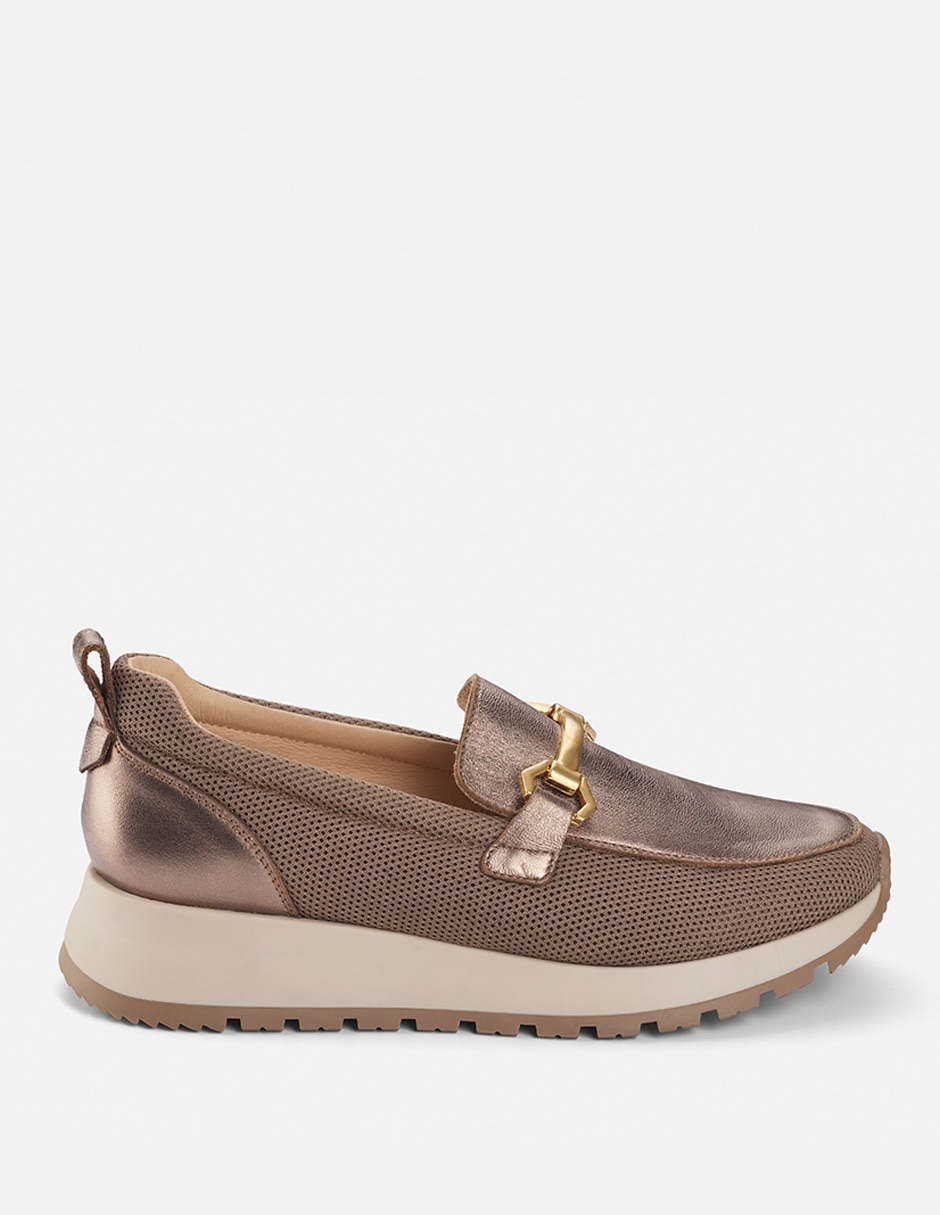 Mocasín de piel para mujer Mocasín de piel para mujer
