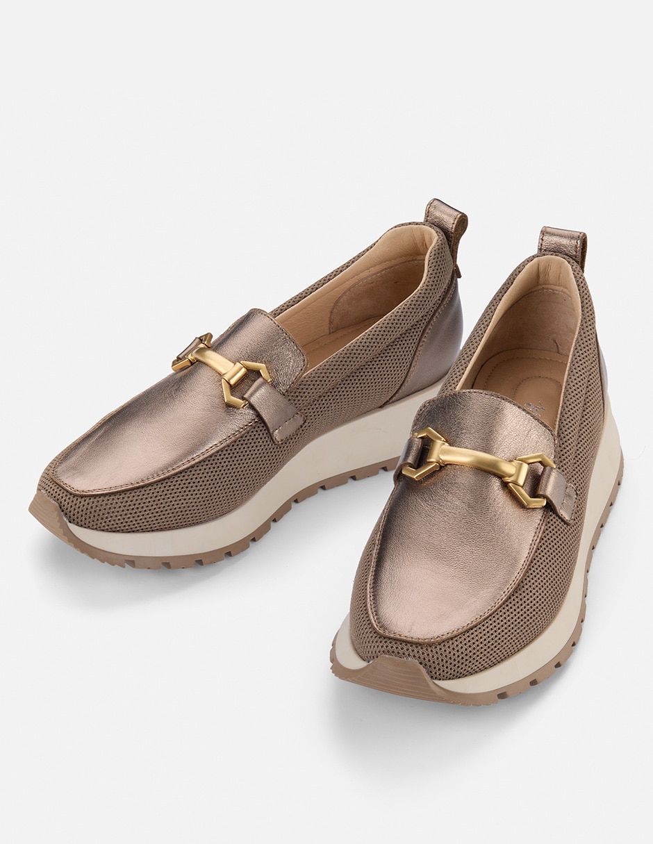 Mocasín de piel para mujer 2