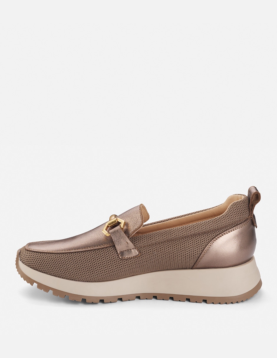Mocasín de piel para mujer 5
