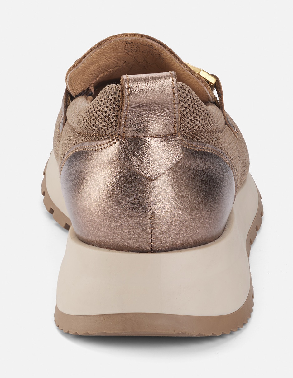 Mocasín de piel para mujer 6