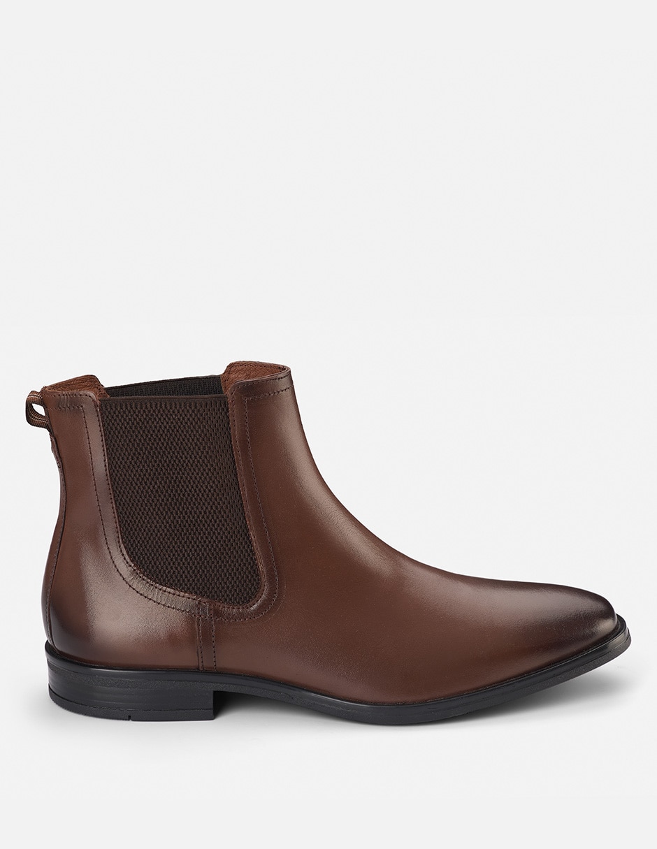 Botín de piel para hombre