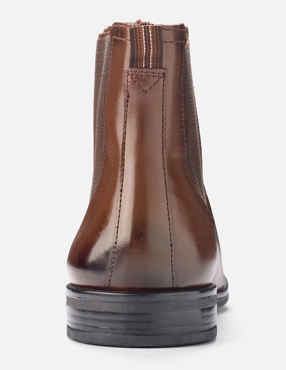Botín de piel para hombre 6