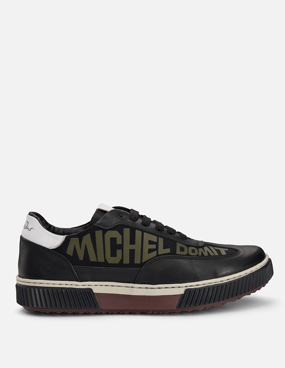 Tenis de piel para hombre