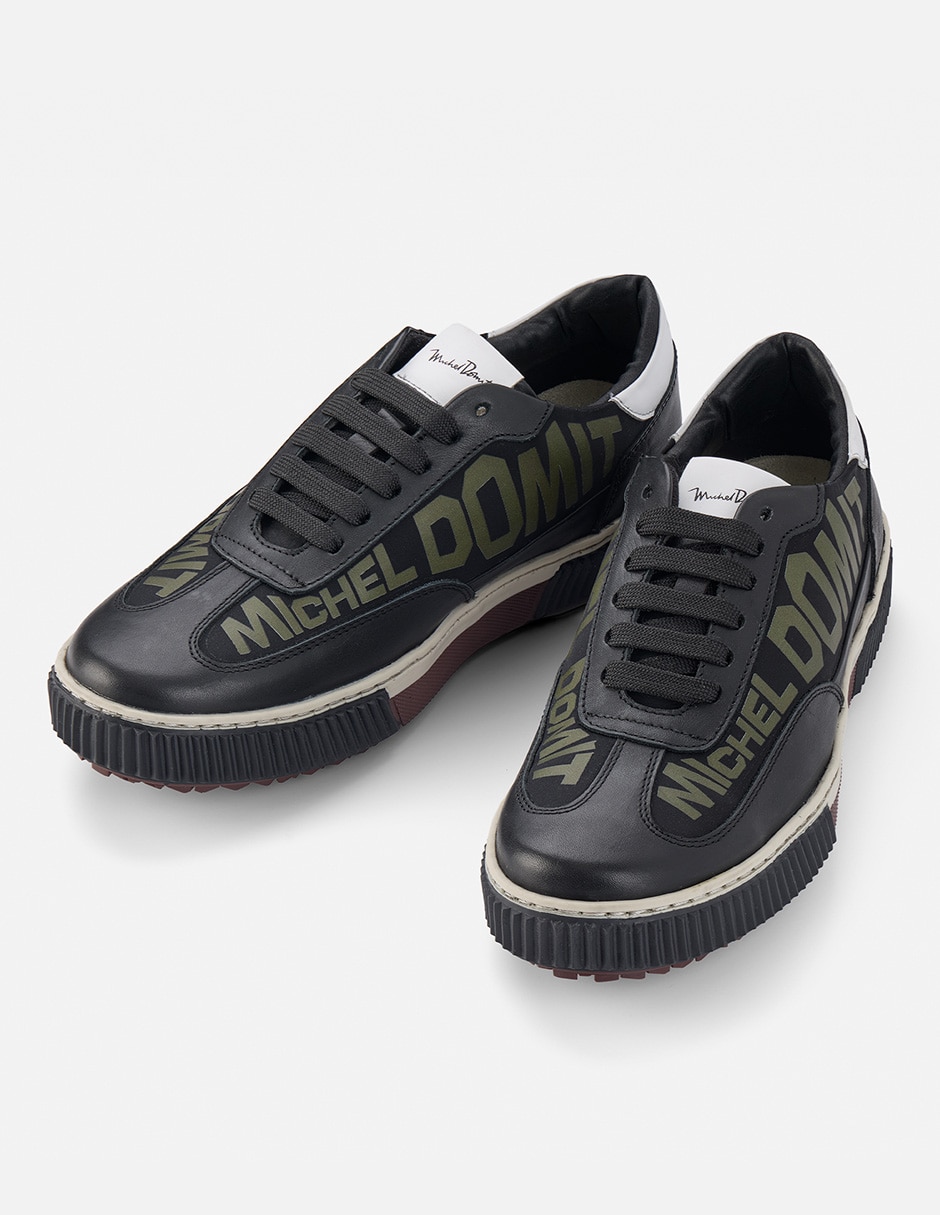 Tenis de piel para hombre 2