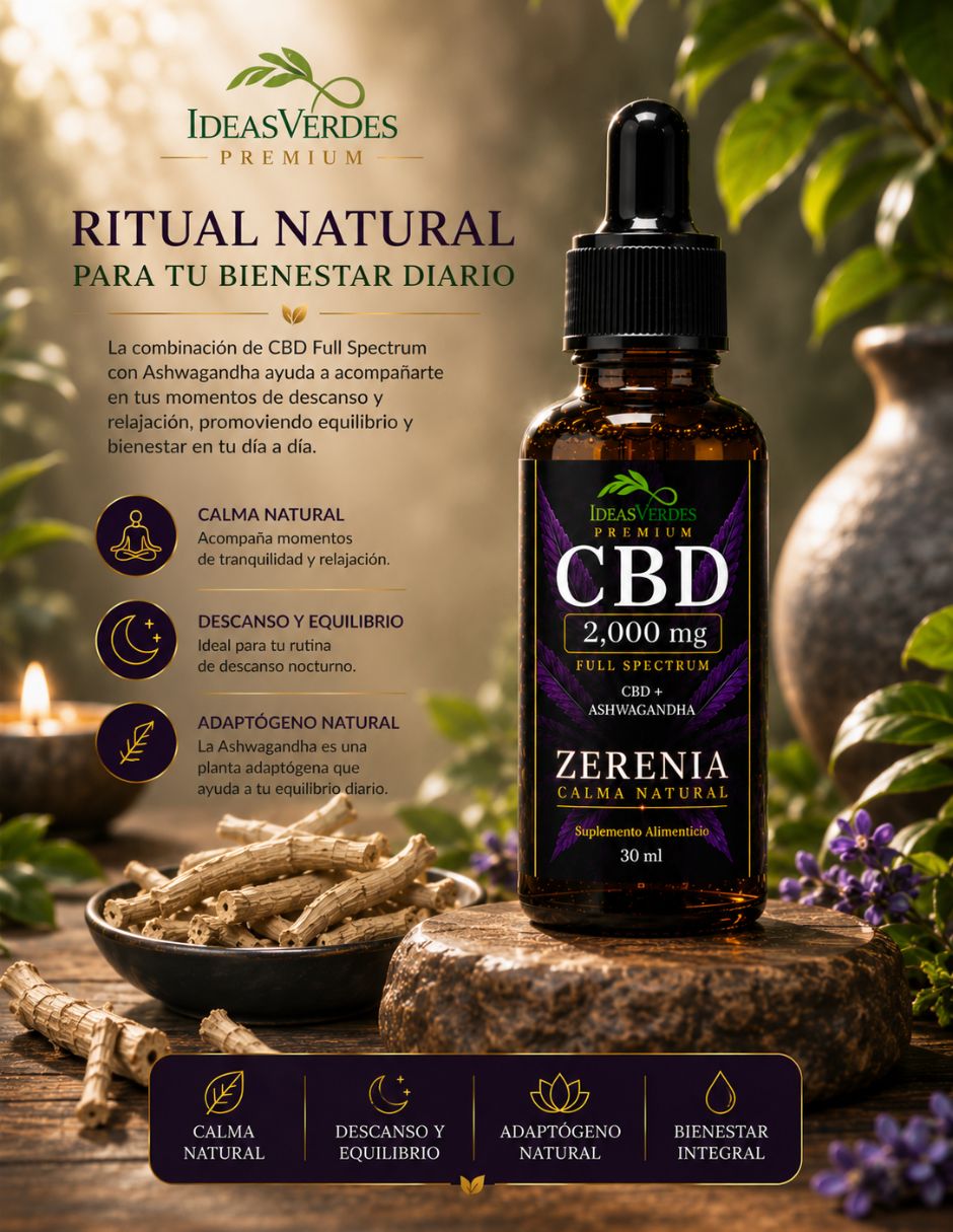 Aceite CBD Ideas verdes