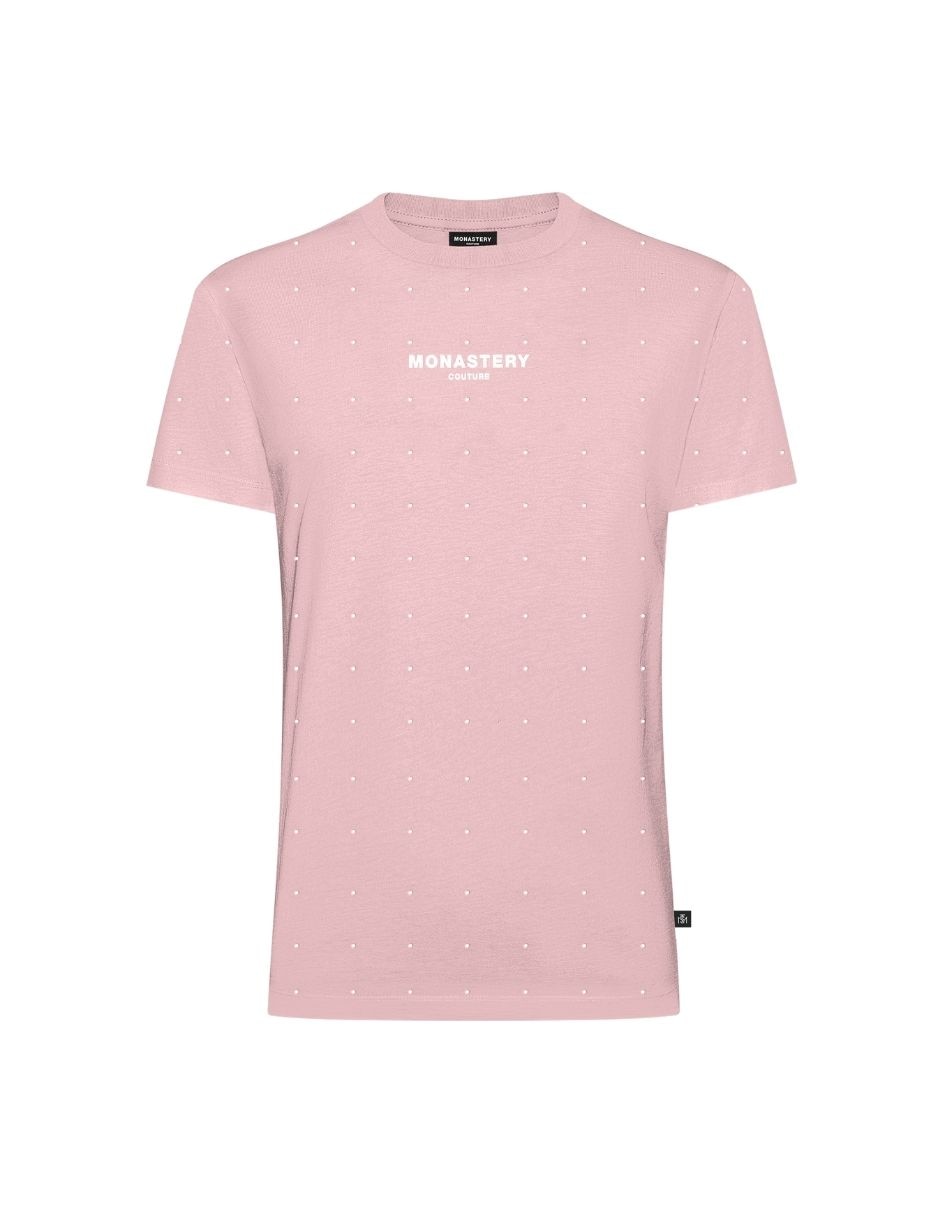 Playera manga corta Monastery Couture Horsebeat cuello redondo para mujer