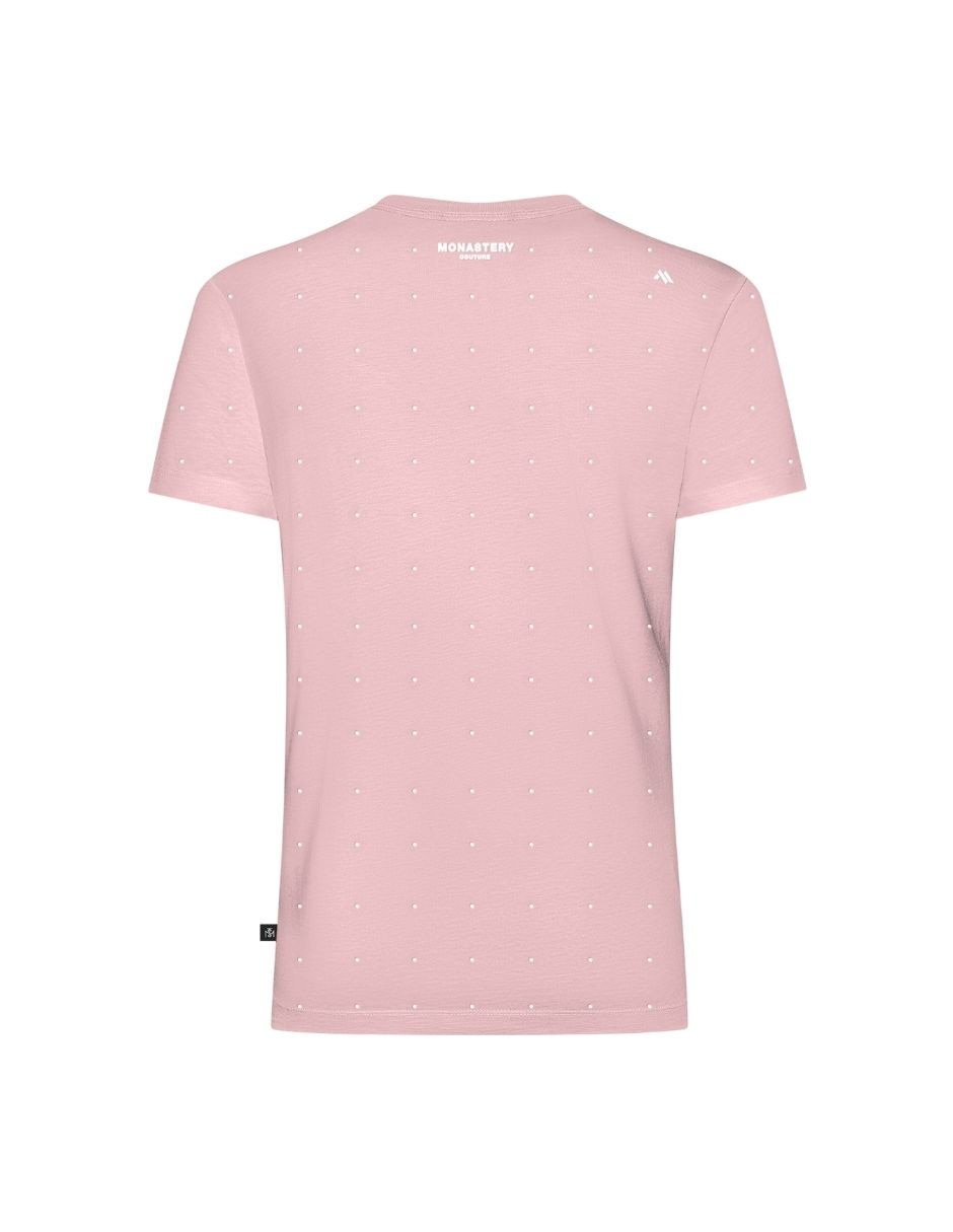 Playera manga corta Monastery Couture Horsebeat cuello redondo para mujer