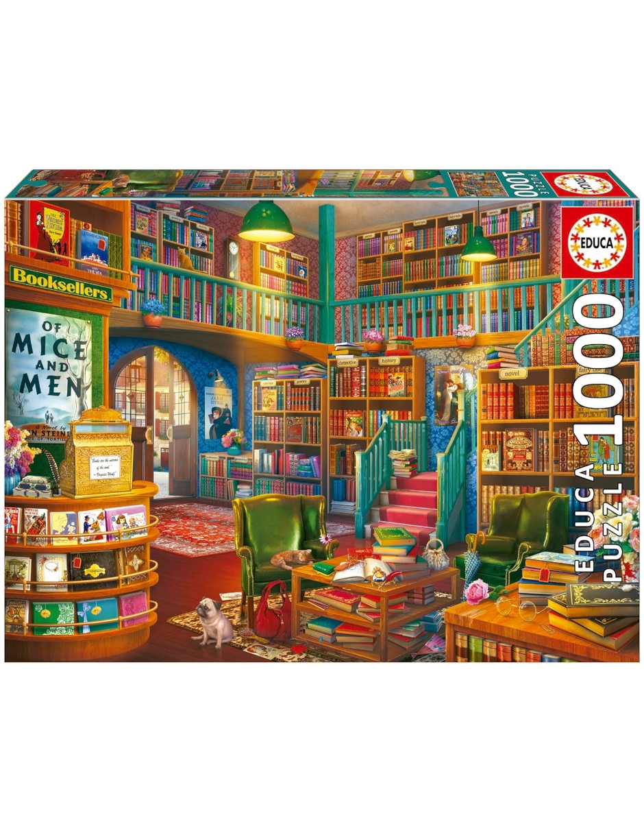 Rompecabezas La mejor librería del mundo Educa 1000 piezas