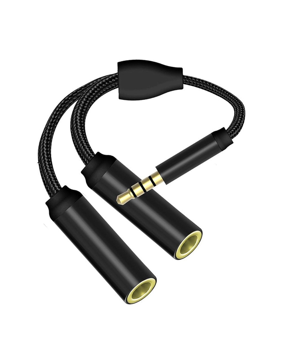 Cable auxiliar 3.5 mm a tipo auxiliar 3.5 mm de 90 cm