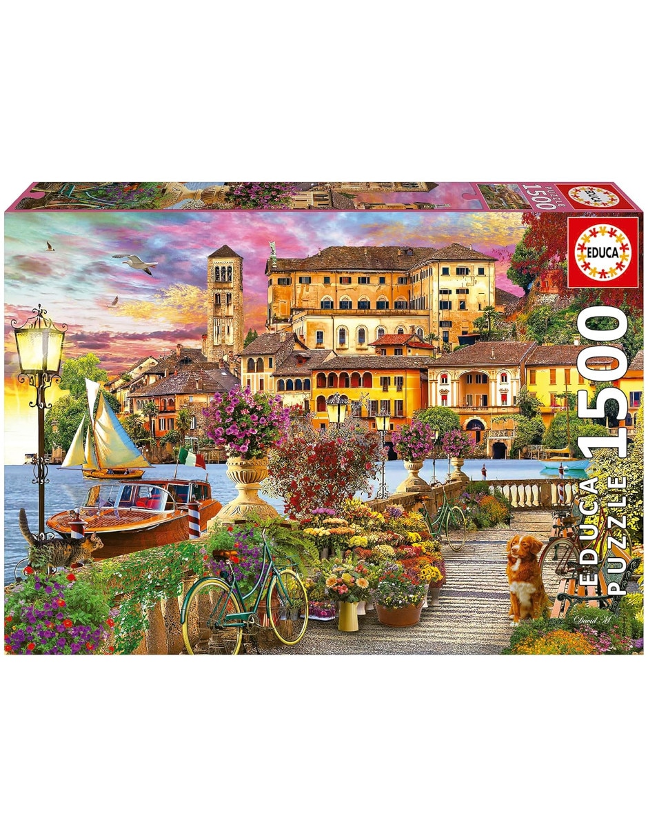 Rompecabezas Vista Italiana Paseo Italiano Educa 1500 piezas