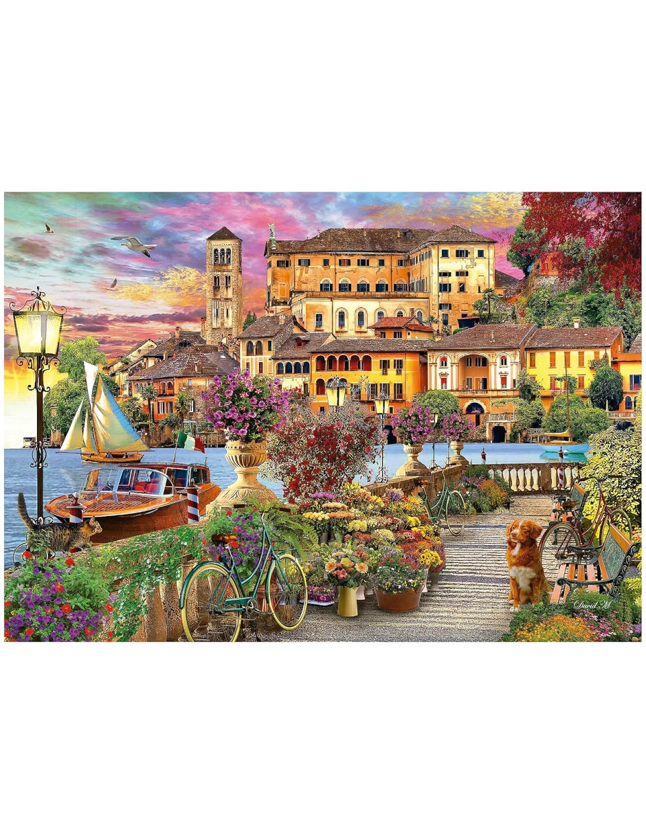 Rompecabezas Vista Italiana Paseo Italiano Educa 1500 piezas