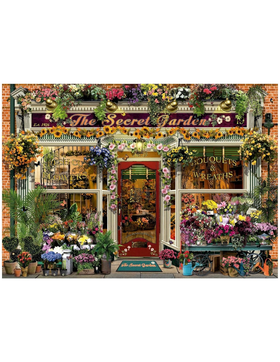 Rompecabezas Flores The Secret Garden Educa 1500 piezas