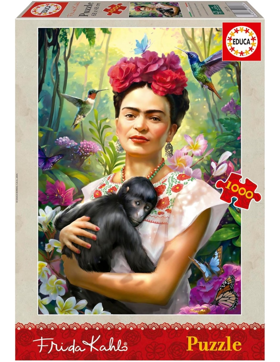 Rompecabezas Frida Kahlo Jardin 1000 piezas Rompecabezas Frida Kahlo Jardin 1000 piezas