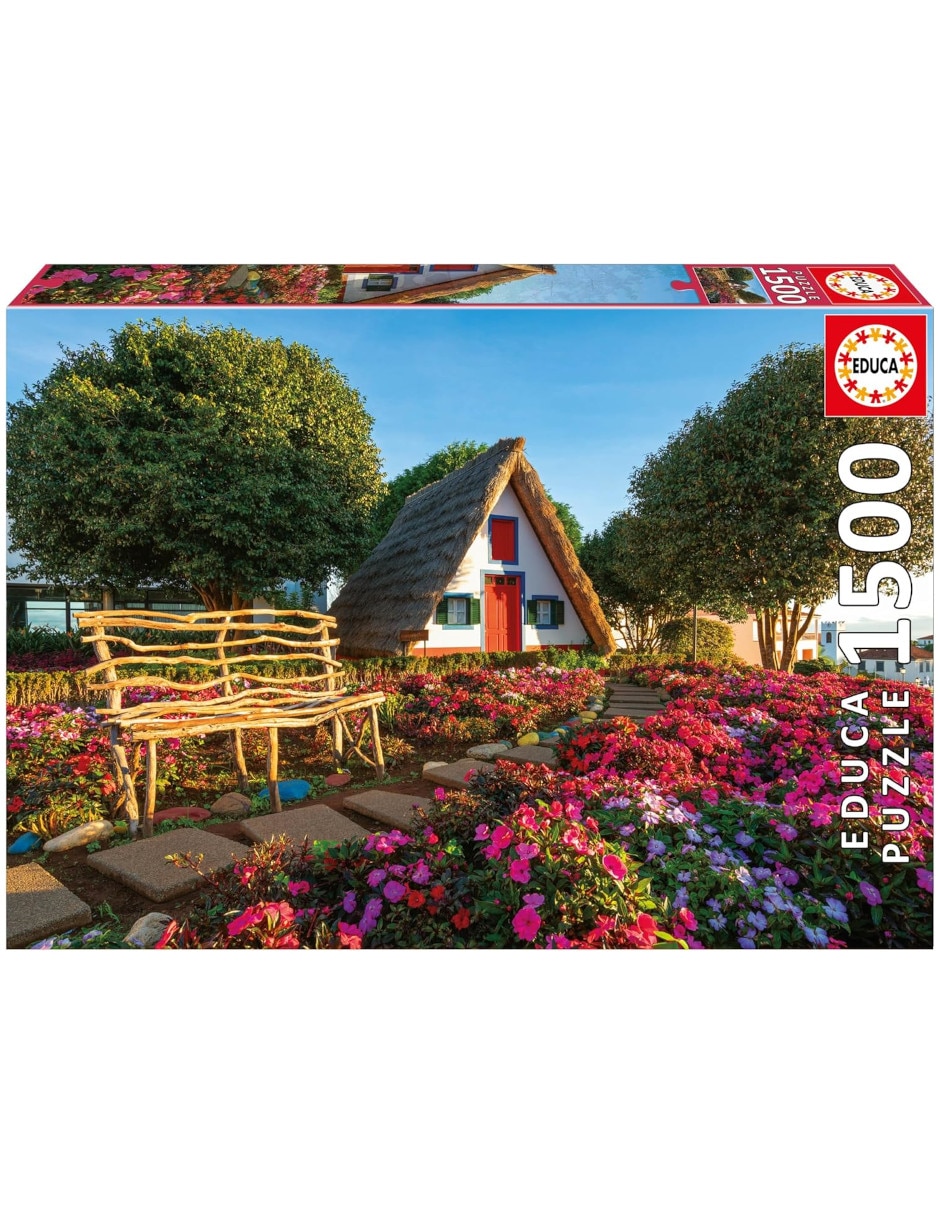 Rompecabezas Lugares especiales del mundo Santana Madeira Educa 1500 piezas