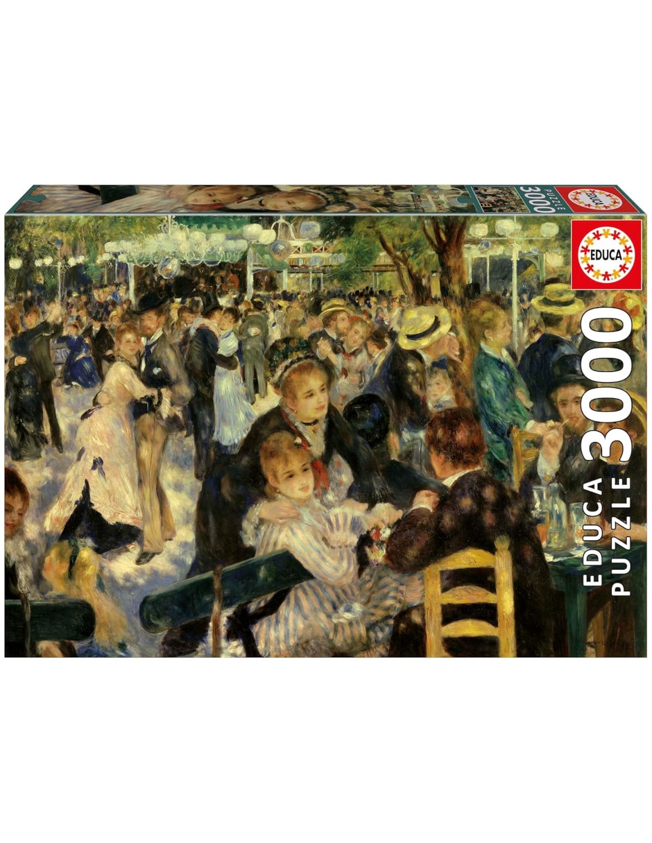 Rompecabezas Baile en el Moulin de la Galette Educa 3000 piezas