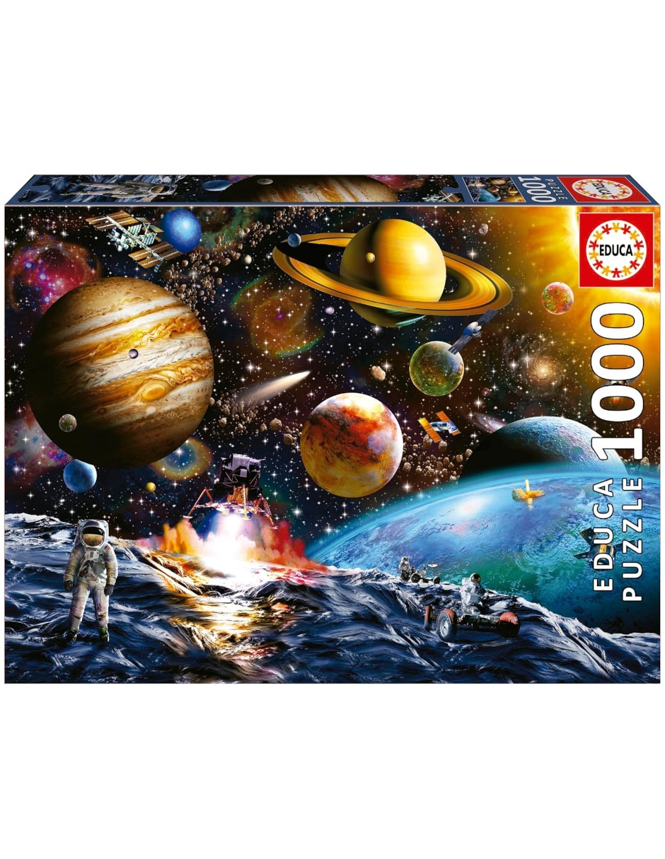 Rompecabezas planetas mision Asteroide Educa 1000 piezas