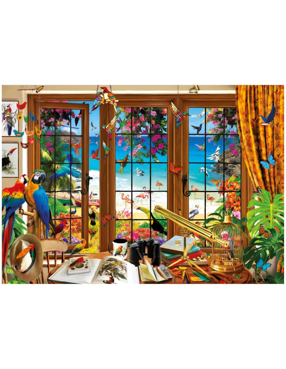 Rompecabezas Paisaje ventana del observador de aves Educa 1500 piezas
