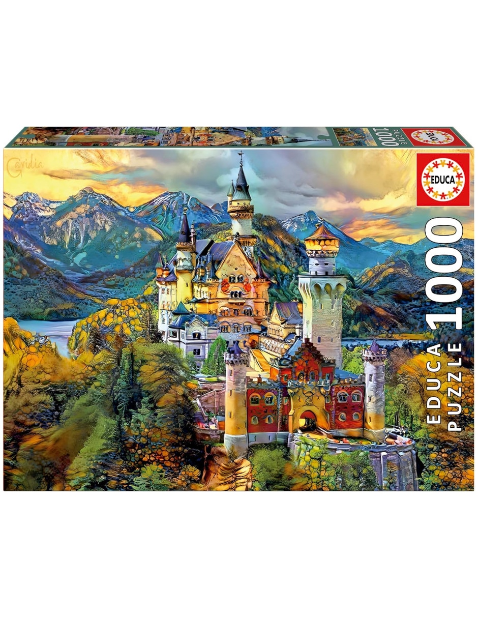 Rompecabezas castillo Neuschwanstein Educa 1000 piezas