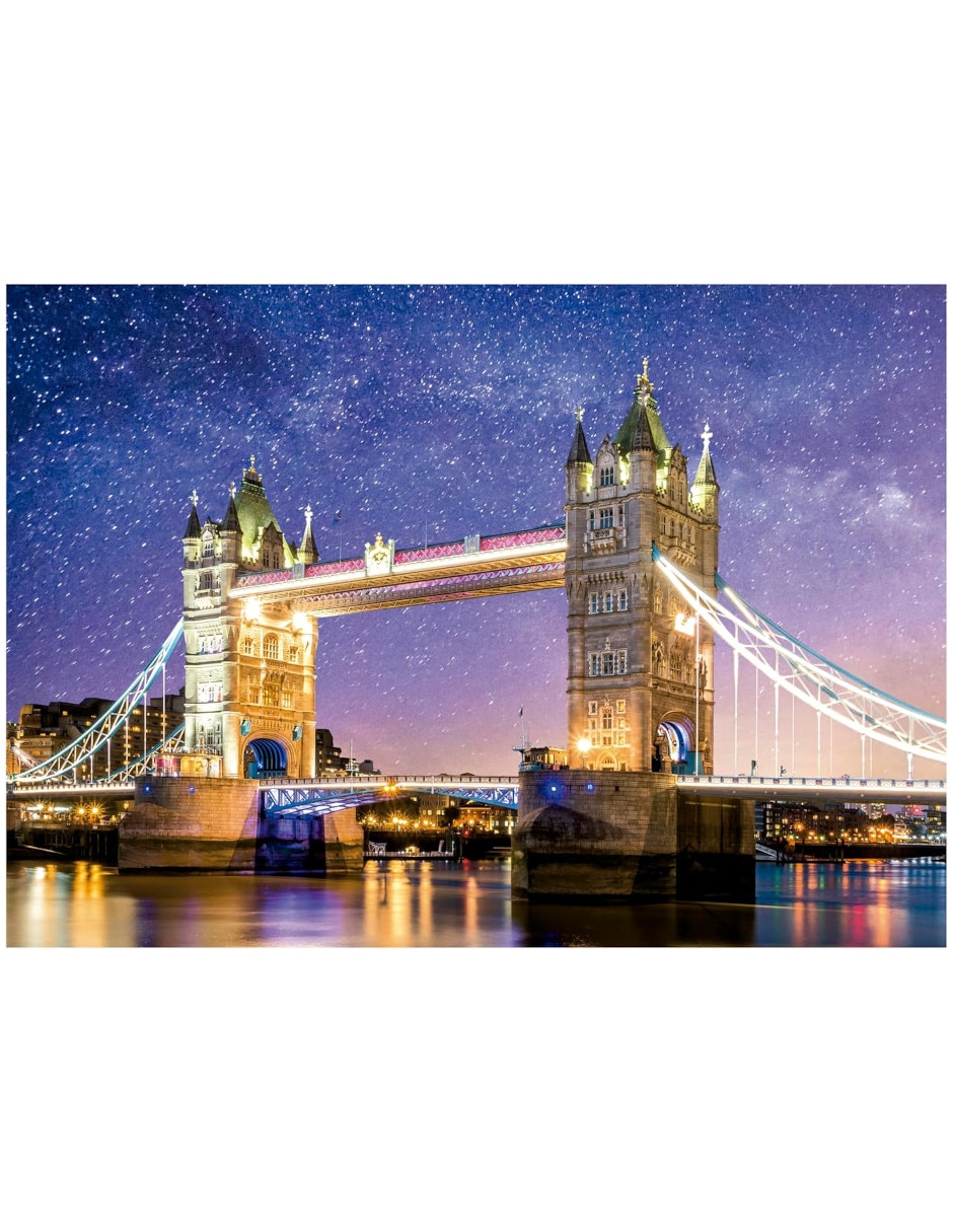 Rompecabezas londres tower bridge neon educa 1000 piezas