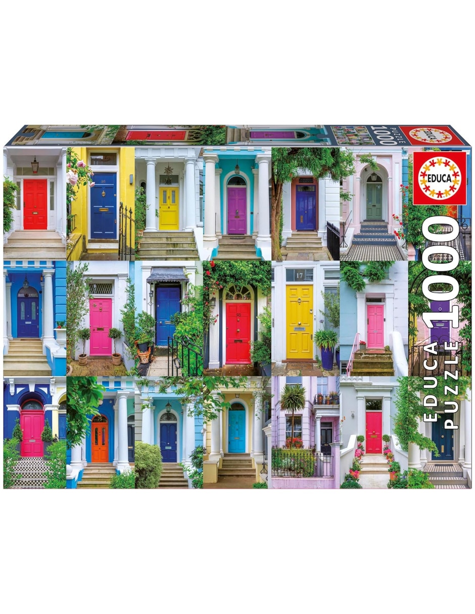 Rompecabezas Londres puertas Notting Hill Educa 1000 piezas