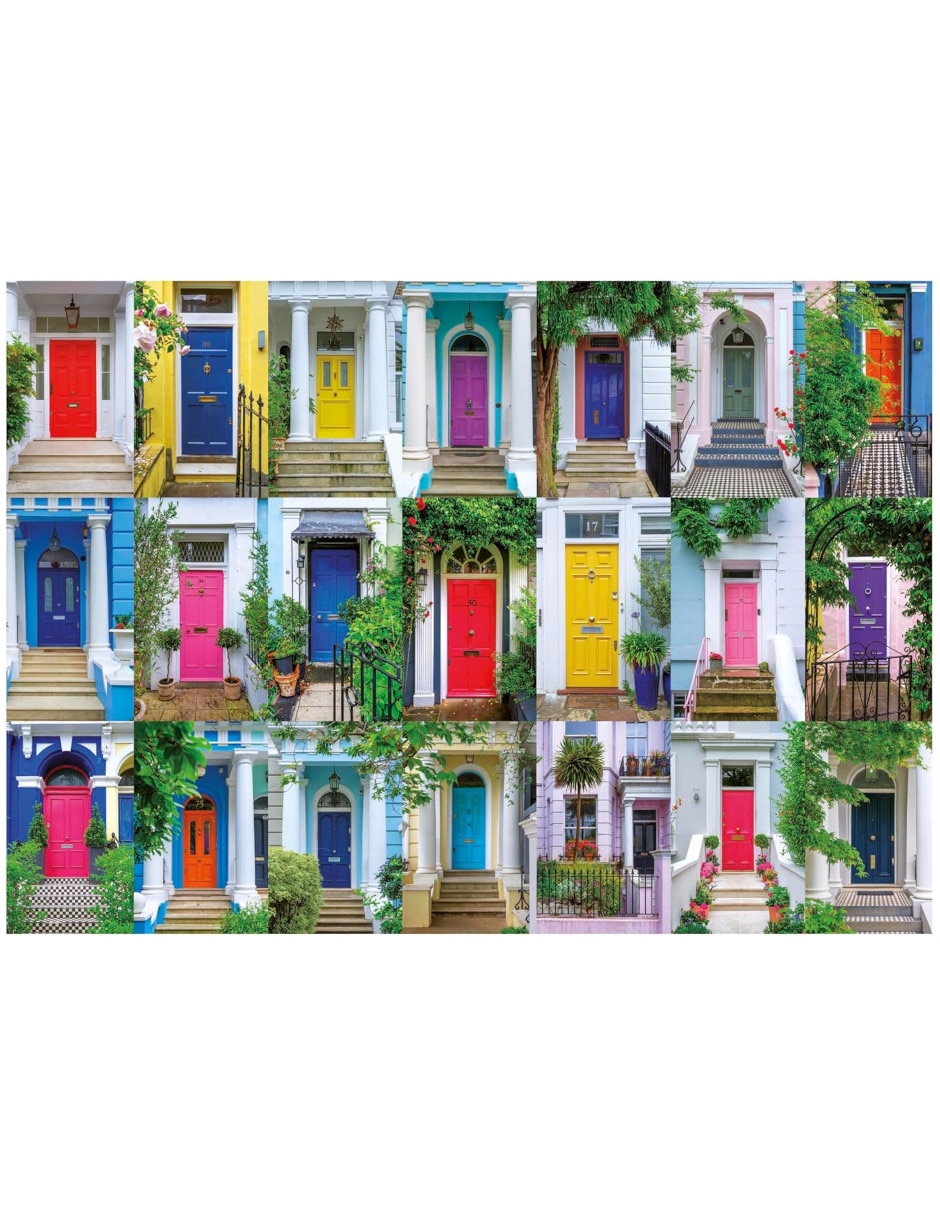 Rompecabezas Londres puertas Notting Hill Educa 1000 piezas