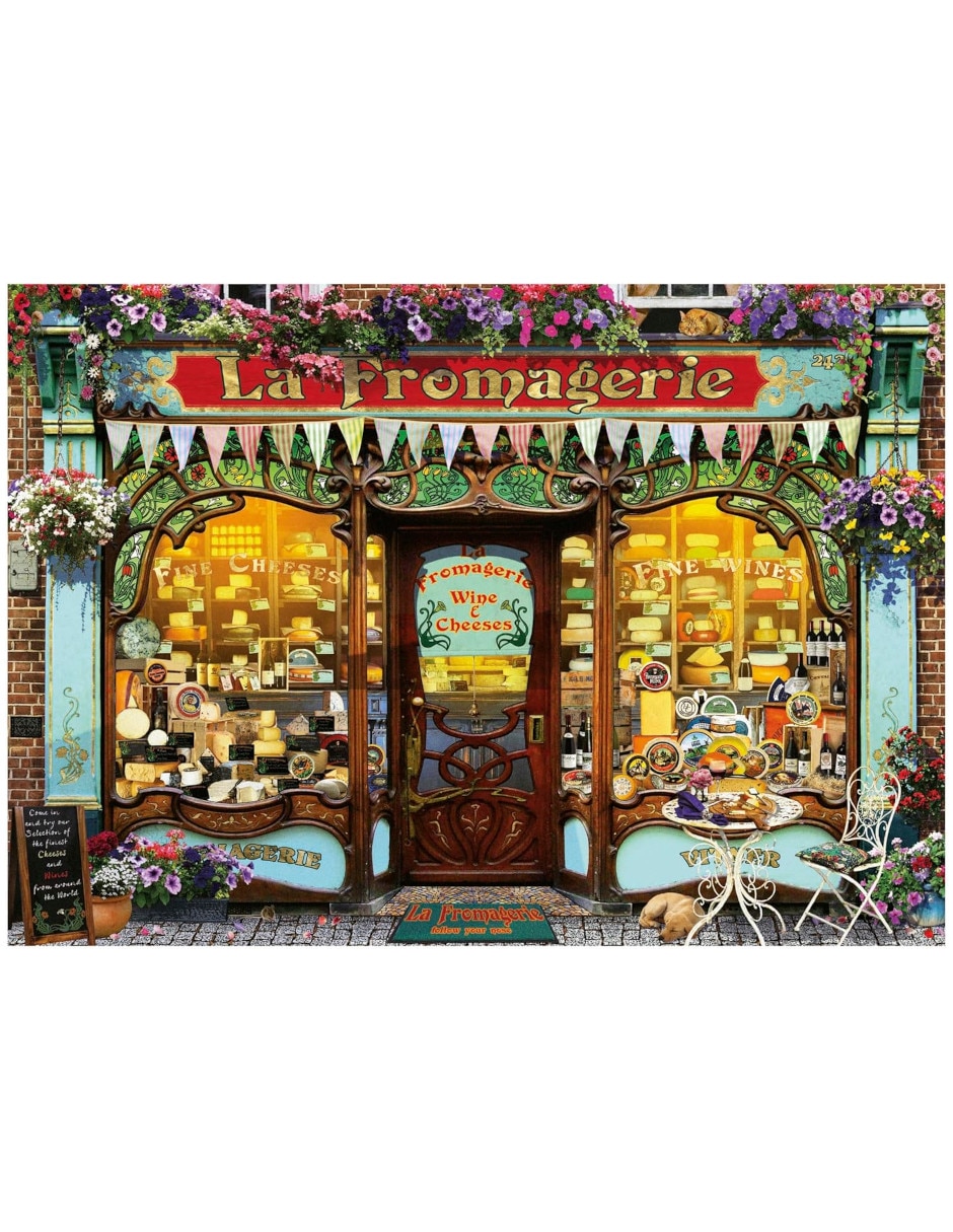 Rompecabezas Tienda De Comestibles Tienda Quesos Finos 2000 piezas 2