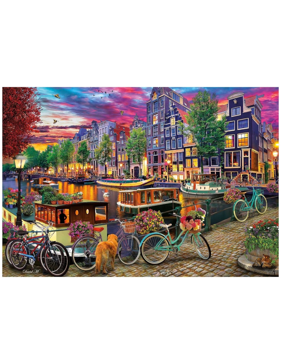 Rompecabezas Bicicletas en Amsterdam Educa 6000 piezas