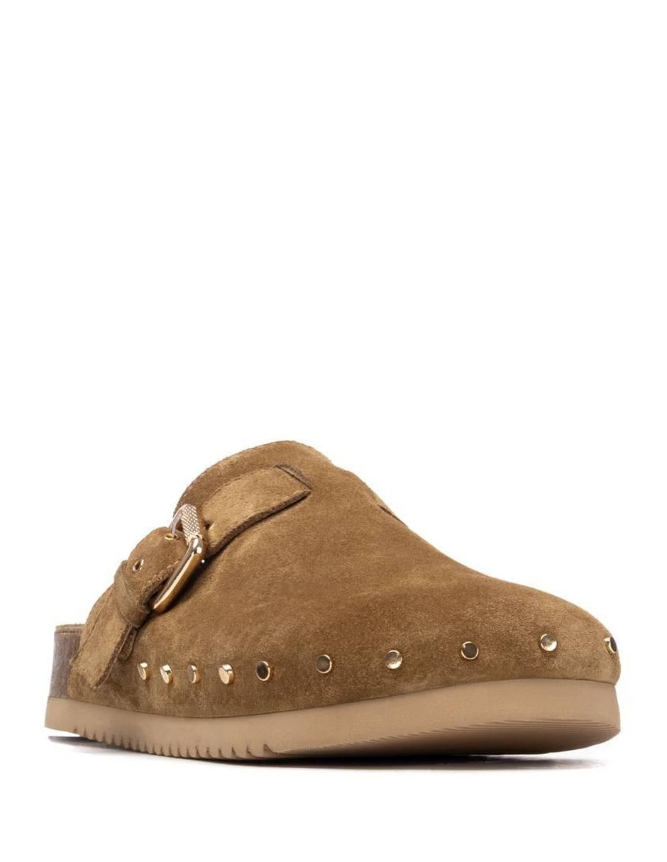 Zueco de piel para mujer 2