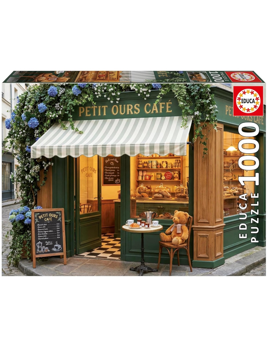 Rompecabezas el cafe del osito 1000 piezas Rompecabezas el cafe del osito 1000 piezas