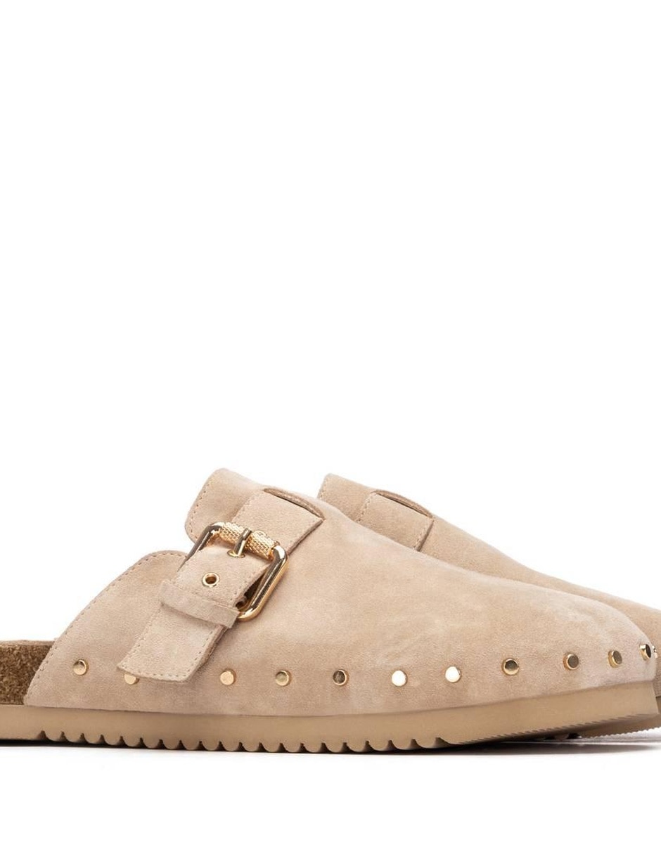 Zueco de piel para mujer 3
