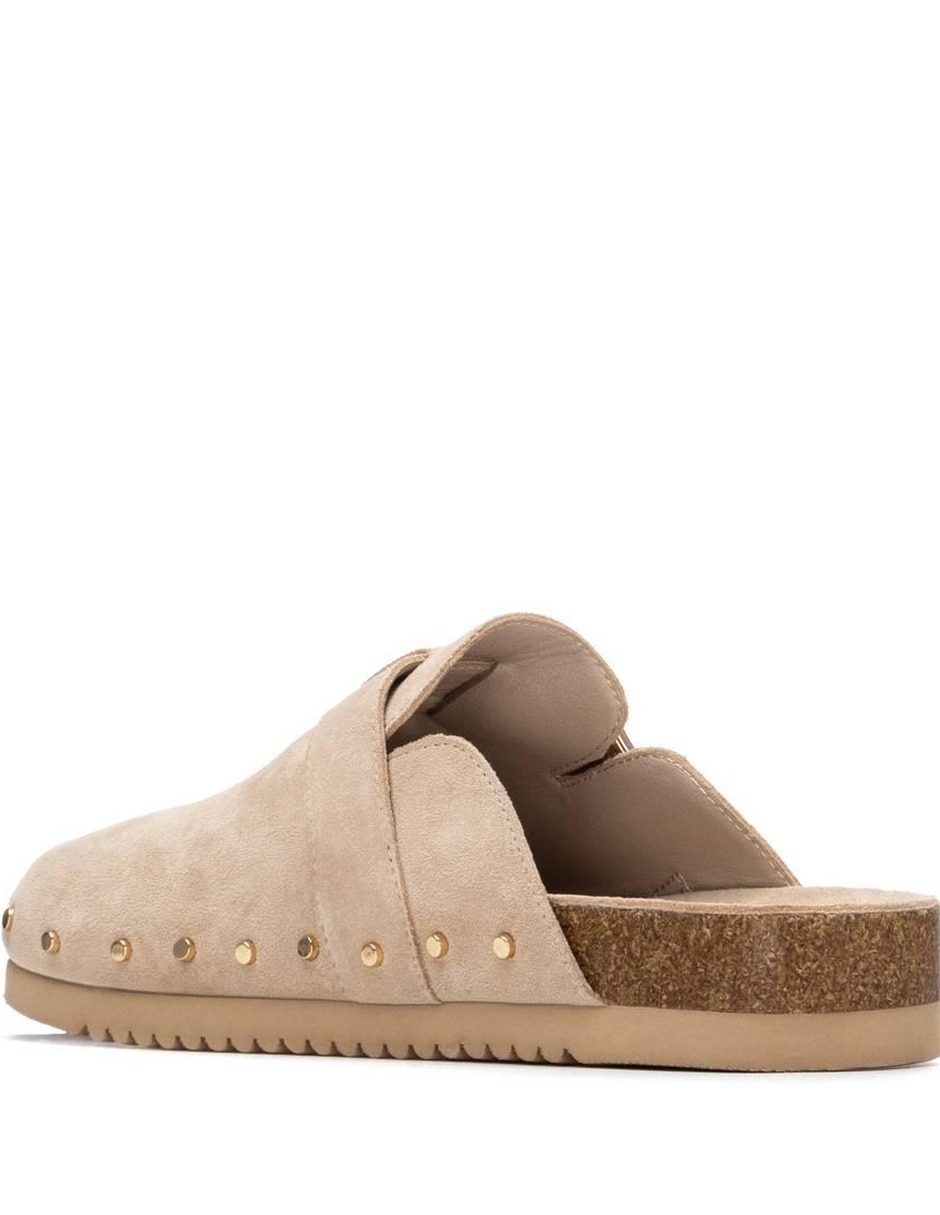 Zueco de piel para mujer 4