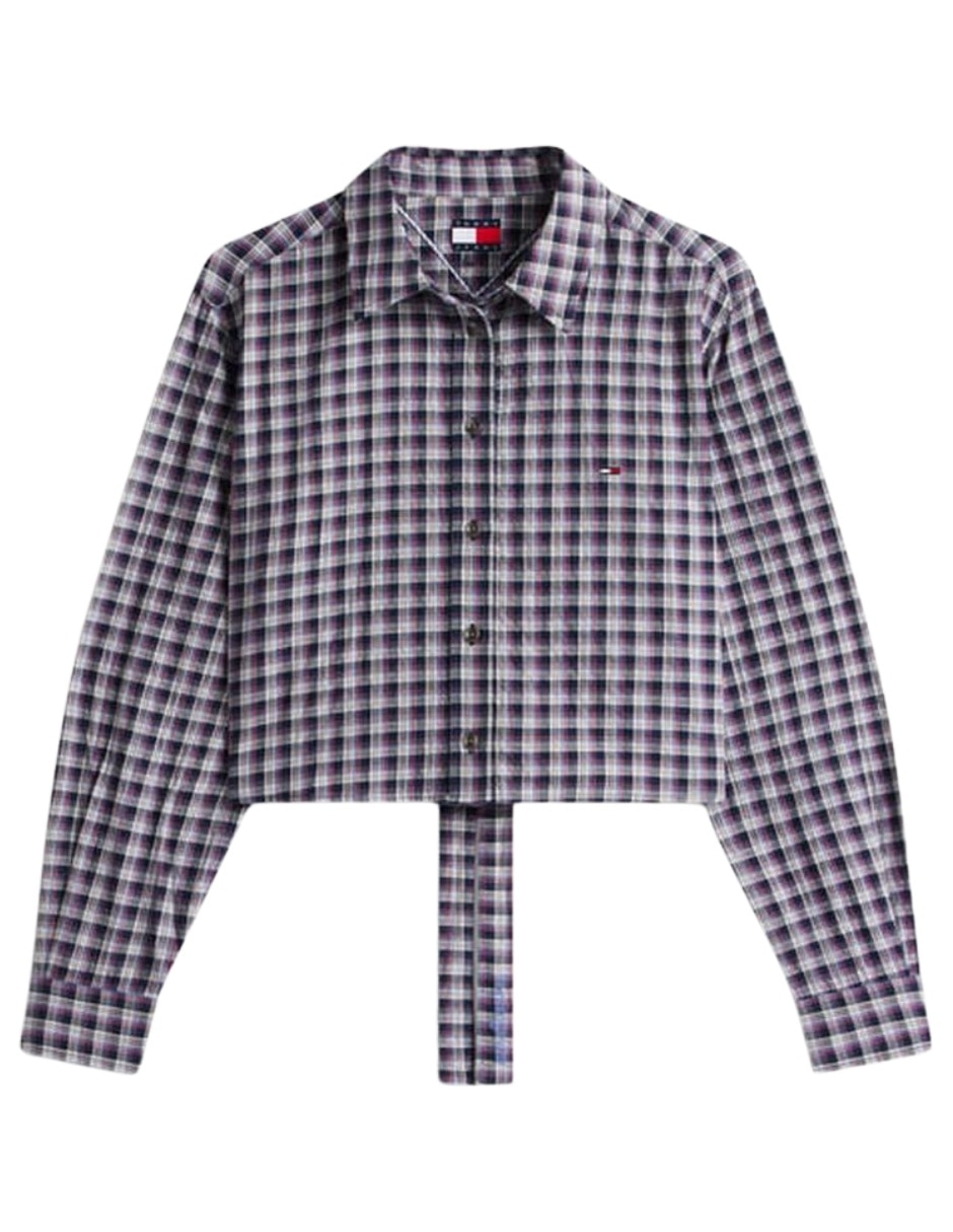 Camisa de algodón manga larga para mujer 4
