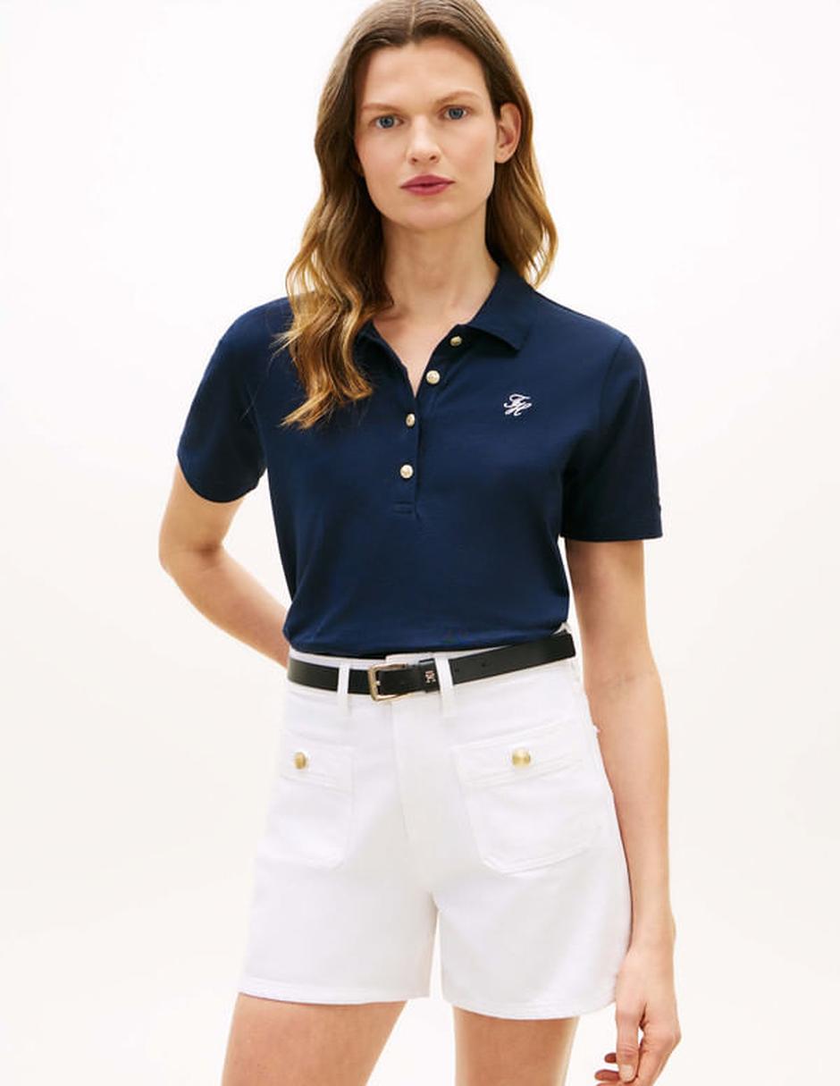 Playera tipo polo para mujer