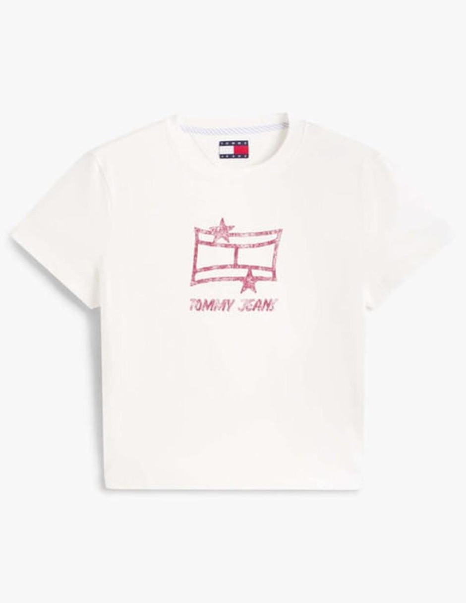 Playera manga corta cuello redondo para mujer 4