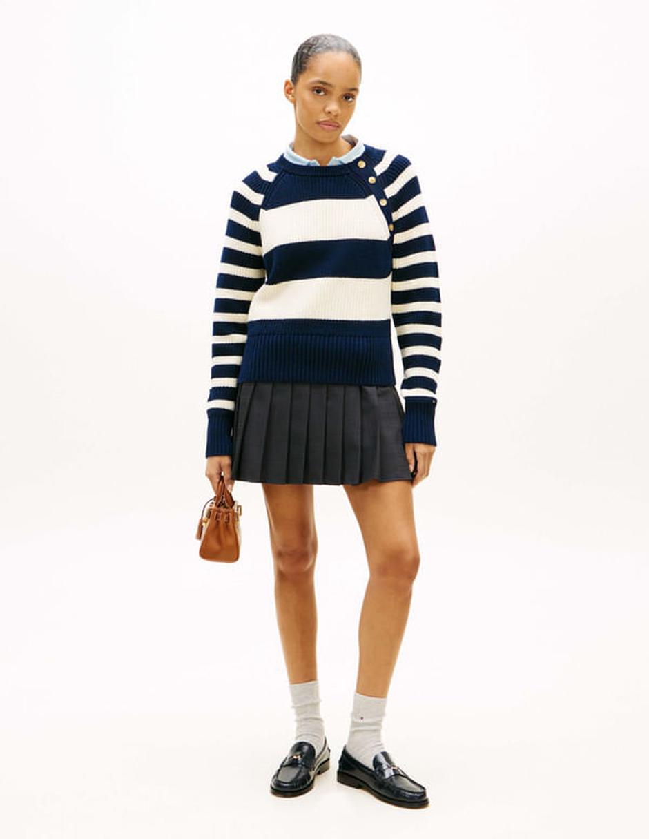 Suéter Tommy Hilfiger cuello redondo para mujer