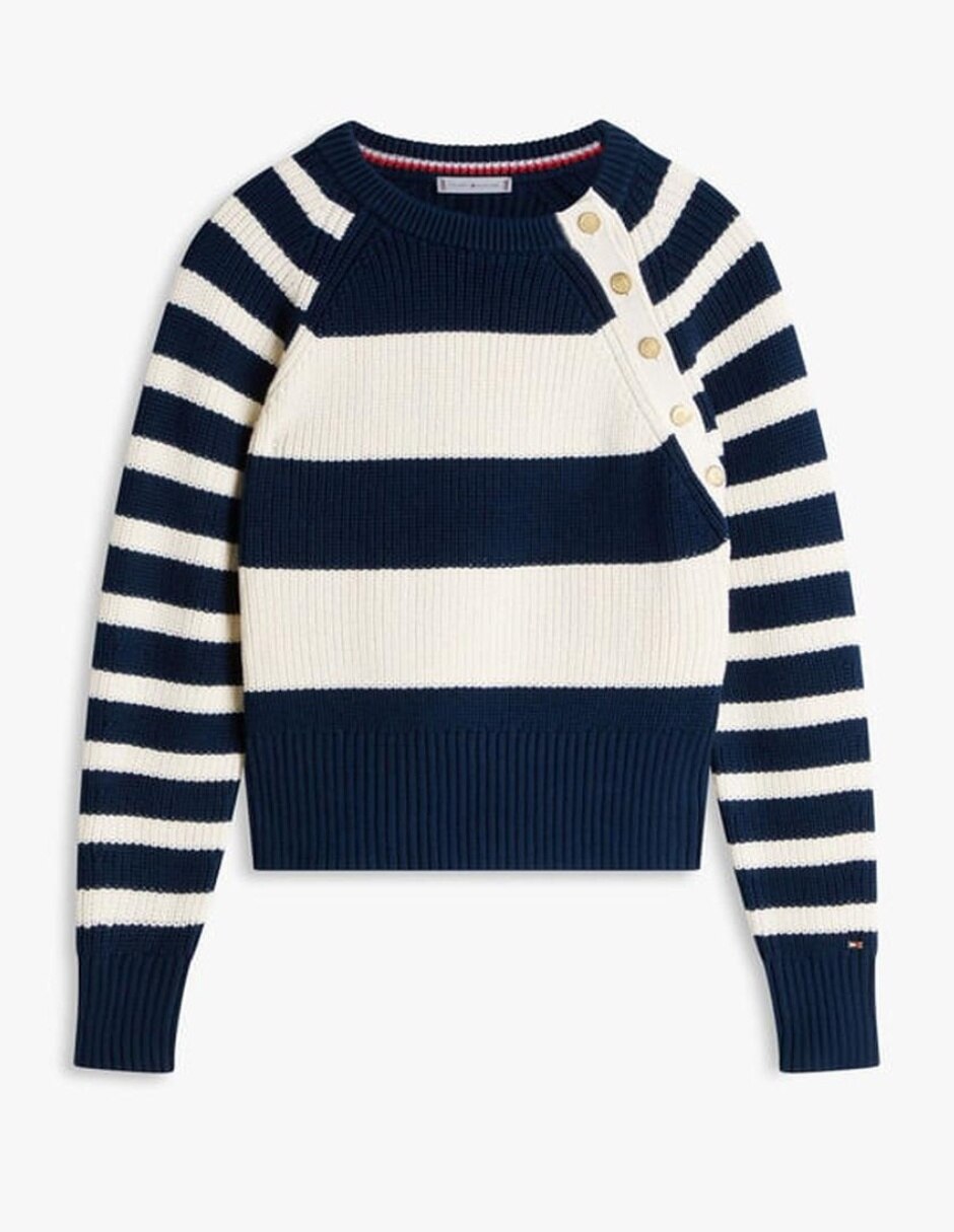 Suéter Tommy Hilfiger cuello redondo para mujer