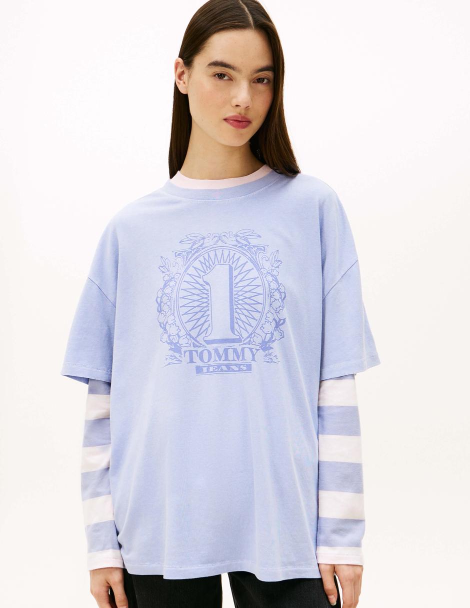 Playera manga corta cuello redondo para mujer Playera manga corta cuello redondo para mujer