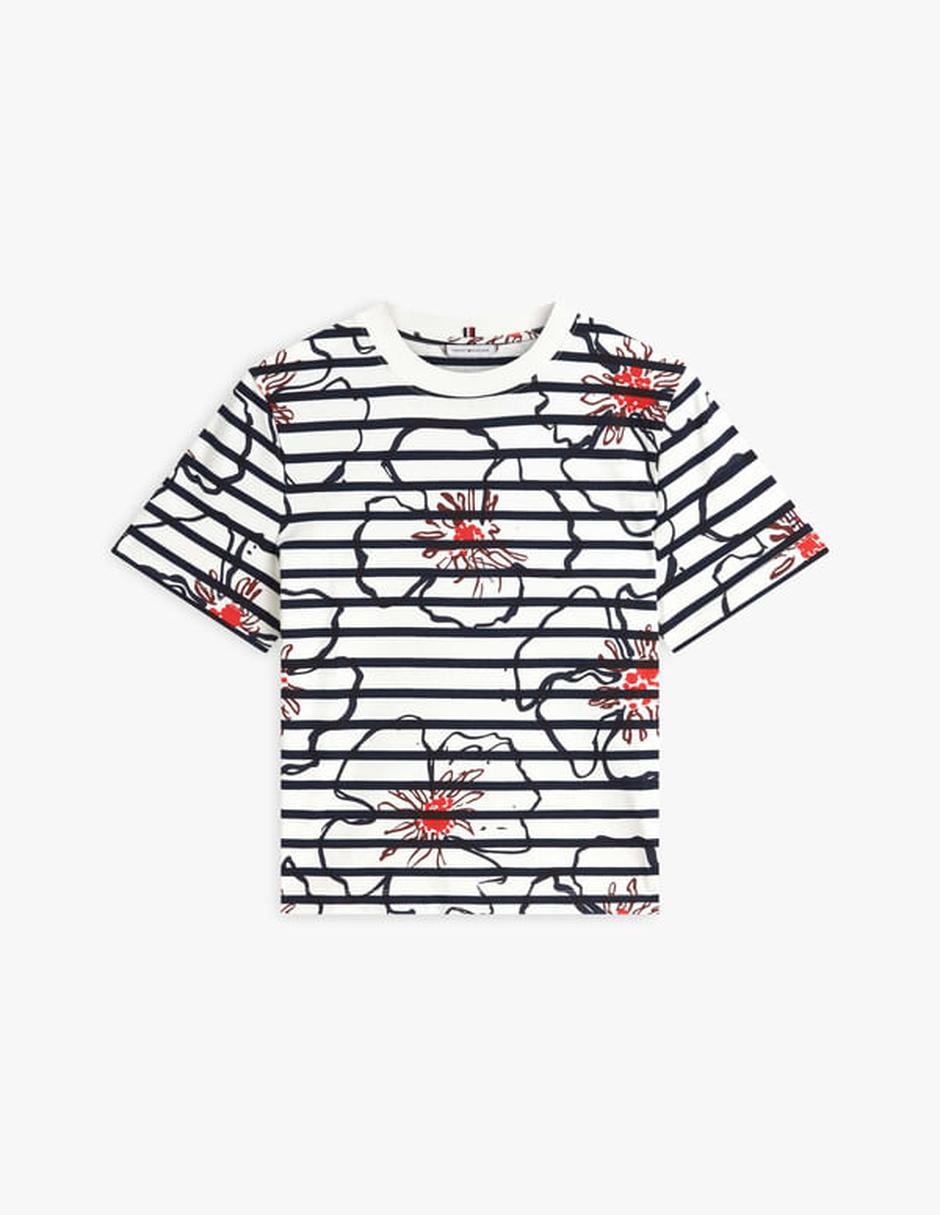 Playera manga corta cuello redondo para mujer 2